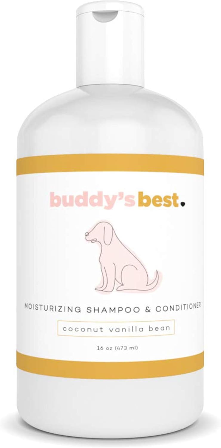 Dog Shampoo for Smelly Dogs - Skin-Friendly, Oatmeal Dog Shampoo and Conditioner for Dry and Sensitive Skin - Moisturizing Puppy Wash Shampoo, Calming Lavender Scent, 16Oz