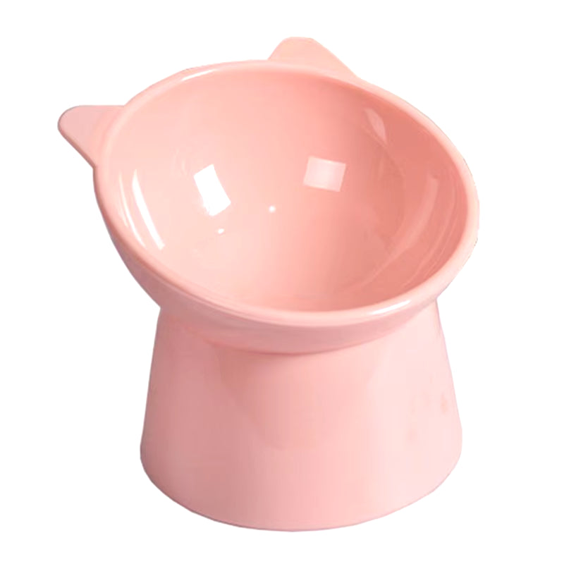 Pet Dog Cat Bowl with Raised Stand Pet Food Cat Feeder Protect Cervical Vertebra Cat Food Bowl for Dogs Pet Products